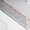 Nuvo Iron in Square x 44in Long Black Steel Interior Balusters - Single Basket, 12PK SQI1B-12MP - alternate 2